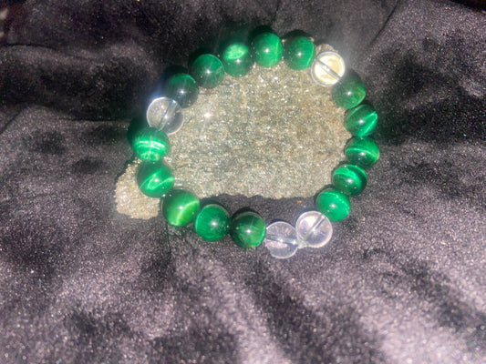 Green Tigers Eye Bracelet