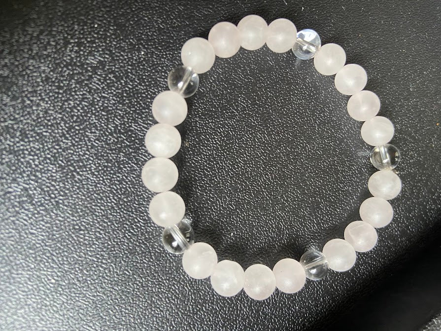 Frosted Quartz Bracelet