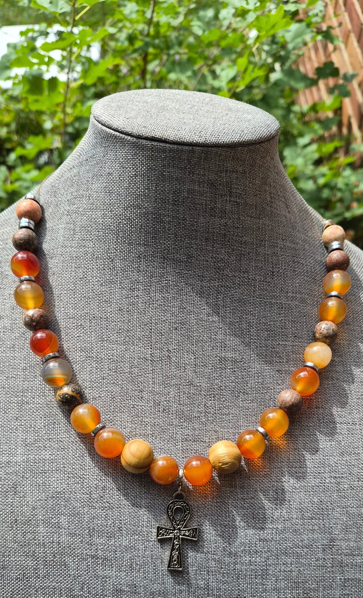 Grounding Necklace W/ Ankh