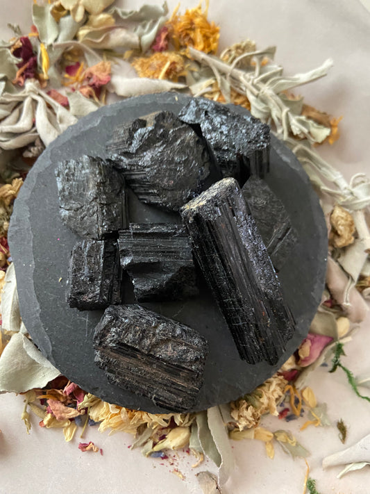 Raw Black Tourmaline