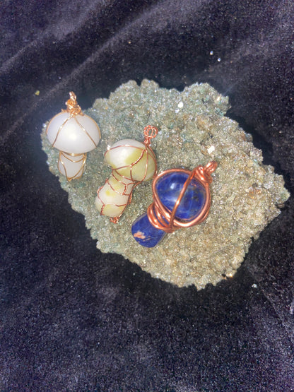 Crystal Mushroom Necklace