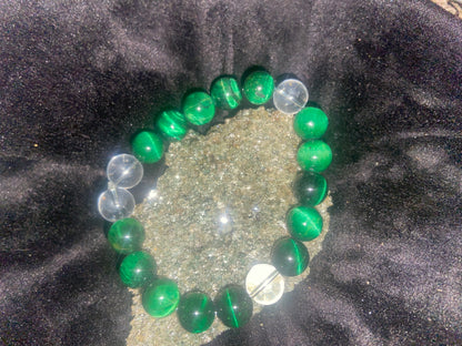 Green Tigers Eye Bracelet