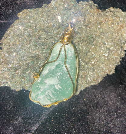 Gold Wrapped Jade