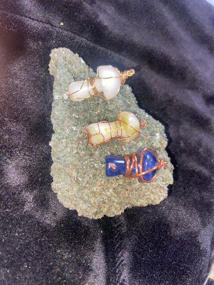 Crystal Mushroom Necklace