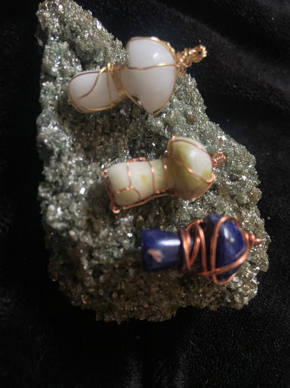 Crystal Mushroom Necklace