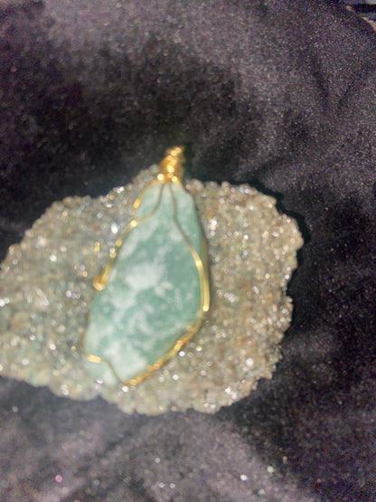Gold Wrapped Jade