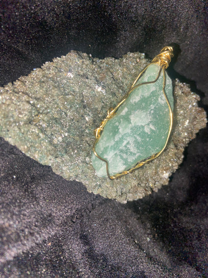 Gold Wrapped Jade