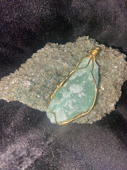 Gold Wrapped Jade