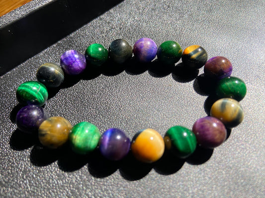 Triple Tigers Eye Bracelet