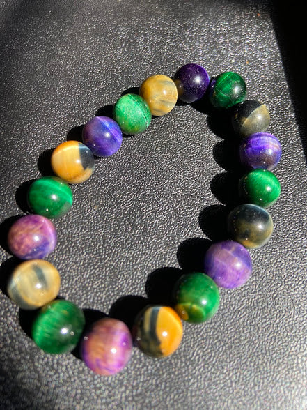 Triple Tigers Eye Bracelet