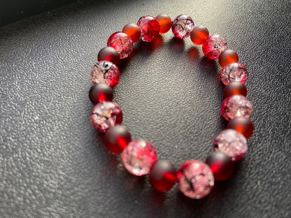 Red Crackle Bracelet