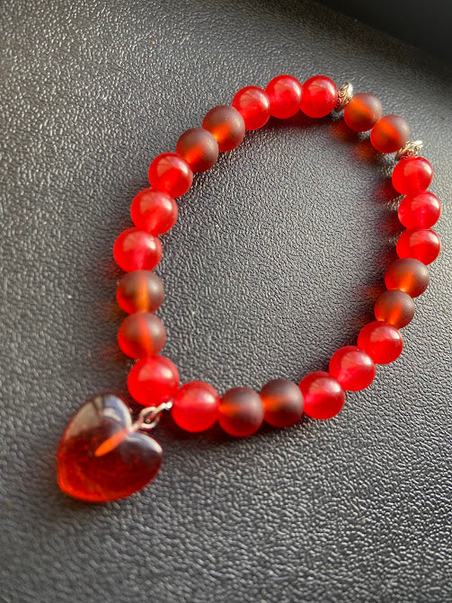 Jade Heart Pop Bracelet