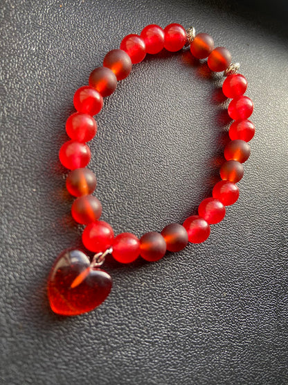 Jade Heart Pop Bracelet