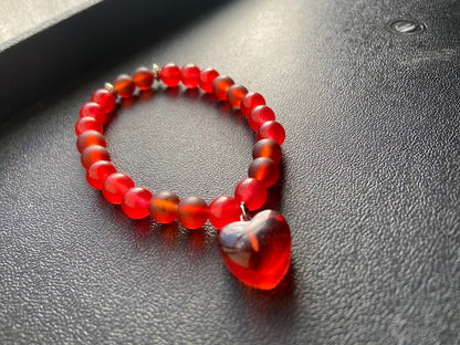 Jade Heart Pop Bracelet
