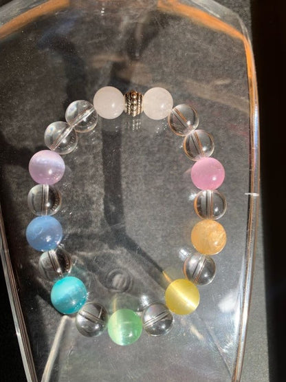 Rainbow Selenite Bracelet