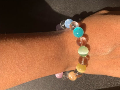 Rainbow Selenite Bracelet