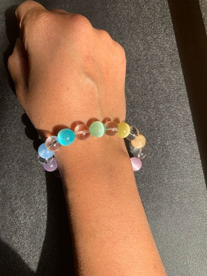 Rainbow Selenite Bracelet