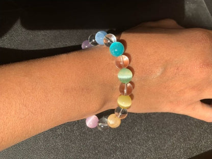 Rainbow Selenite Bracelet