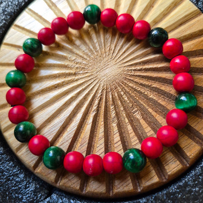 Red and Green Bracelet