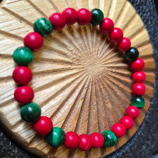 Red and Green Bracelet