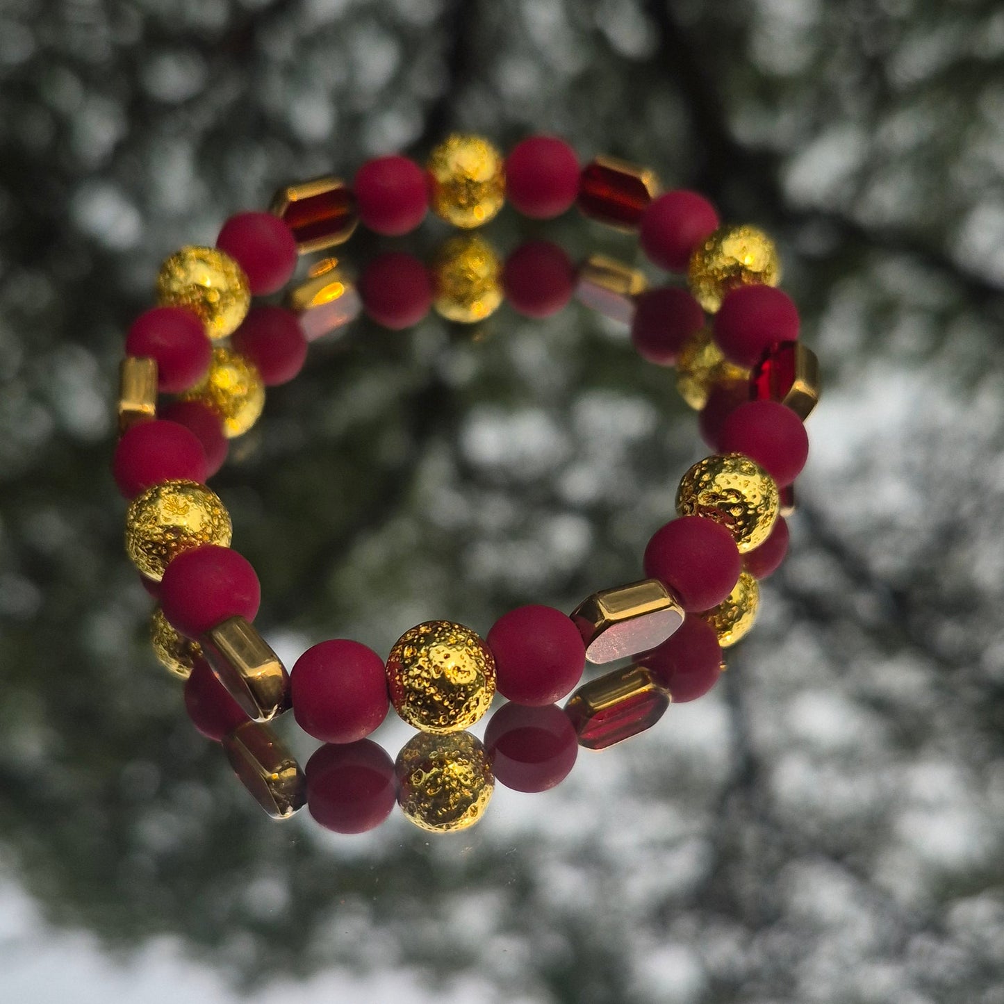 Gold & Red