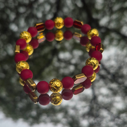 Gold & Red